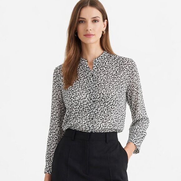 The Kooples Tops - The Kooples printed silk shirt.